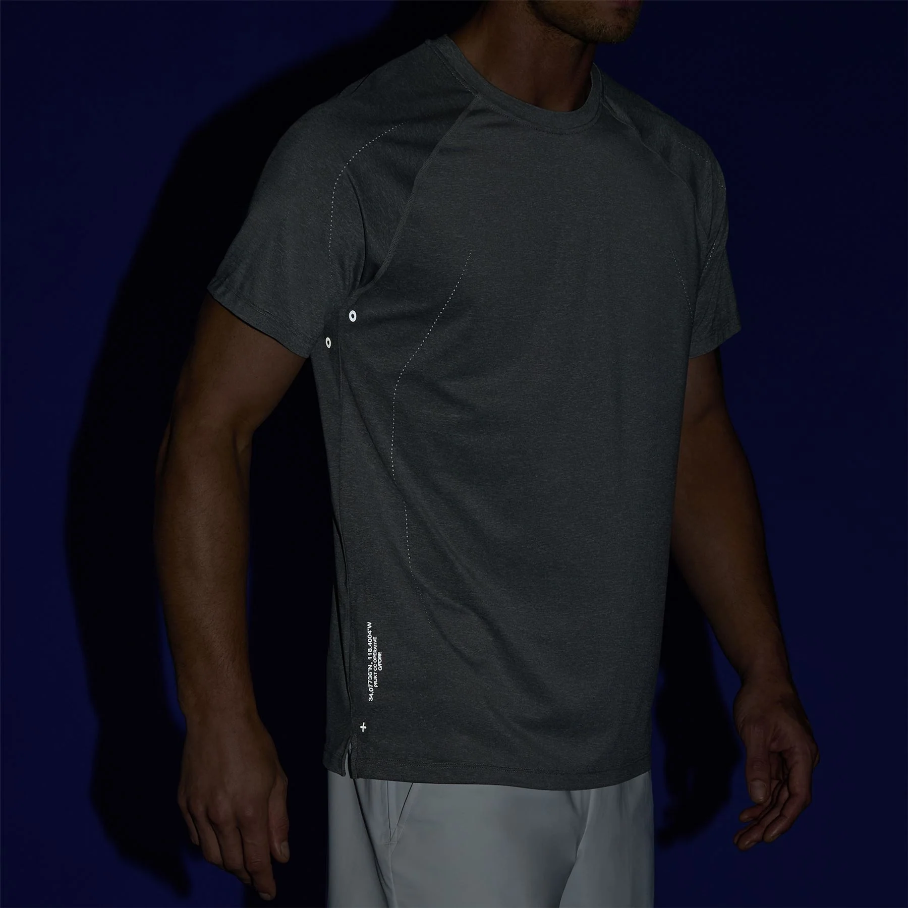 Essential Tech Jersey Ops Tee Heather Gray - Image 3