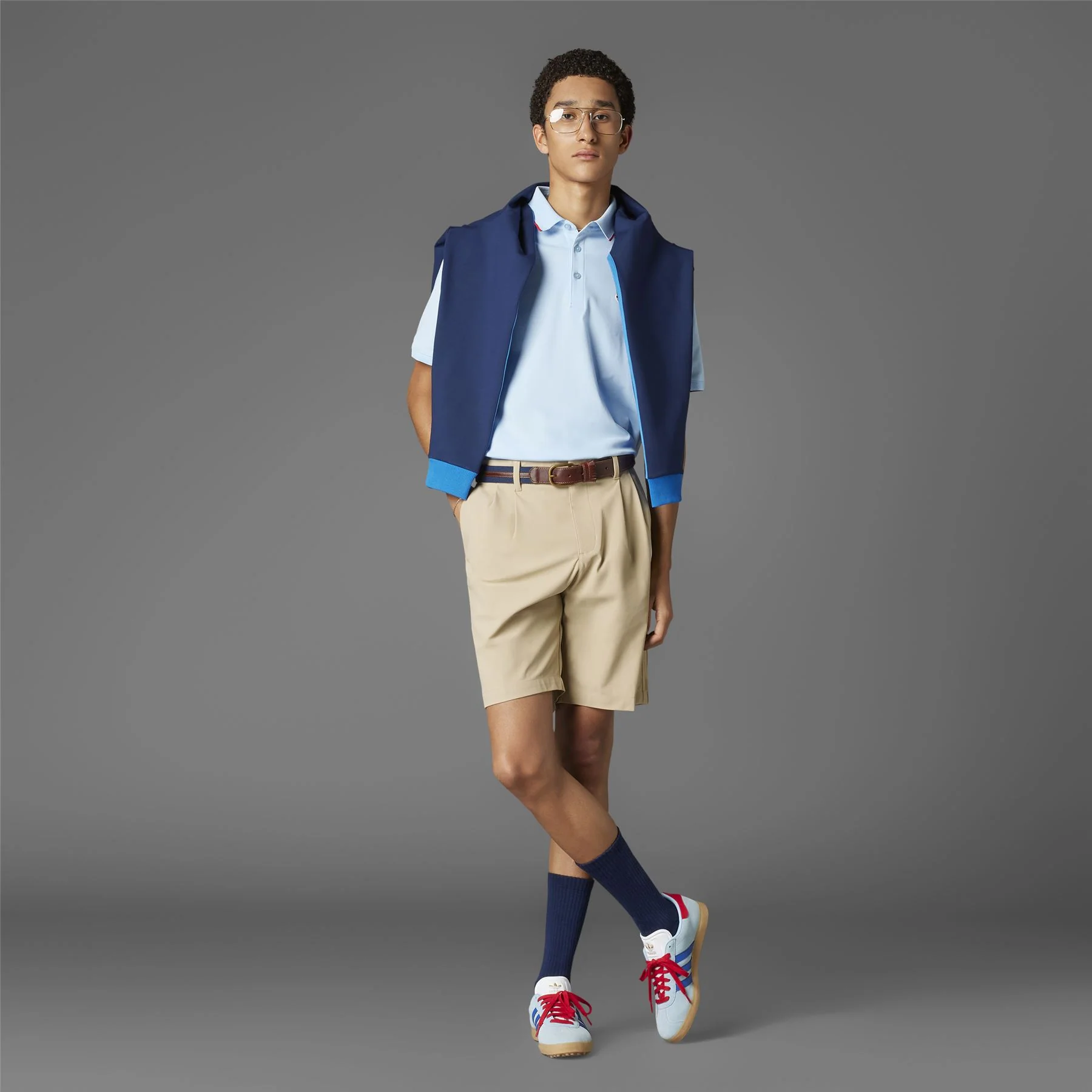 Twistknit Pleated Shorts Hemp - Image 4