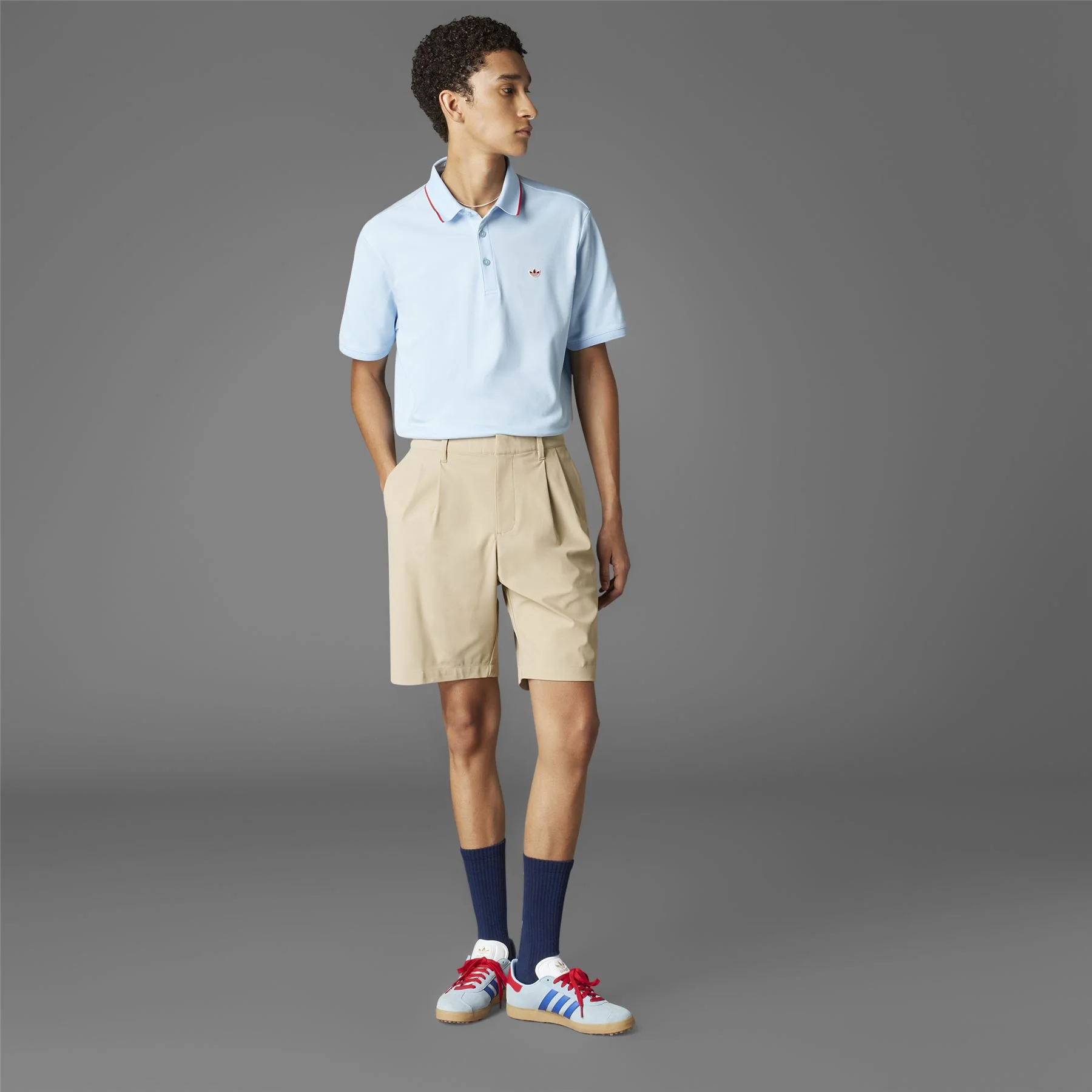 Twistknit Pleated Shorts Hemp - Image 6