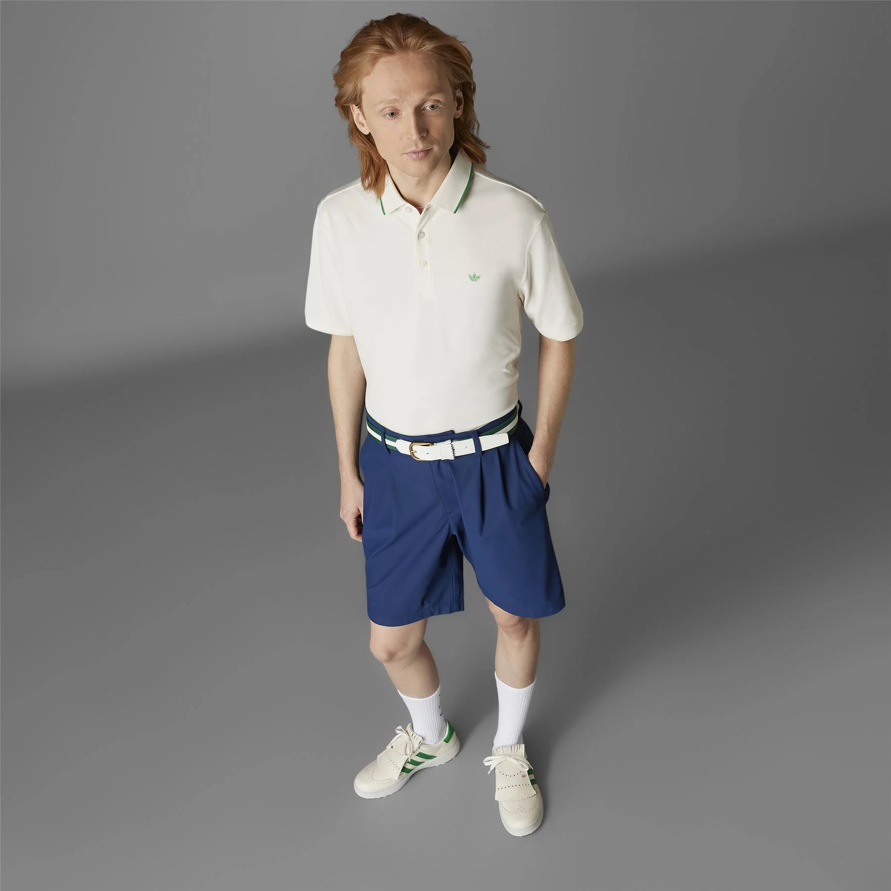 Twistknit Pleated Shorts Night Indigo - Image 3