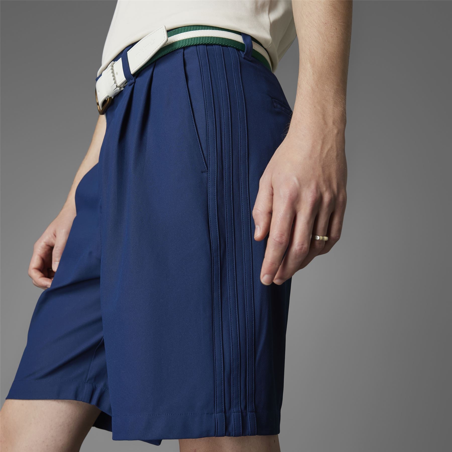 Twistknit Pleated Shorts Night Indigo - Image 5