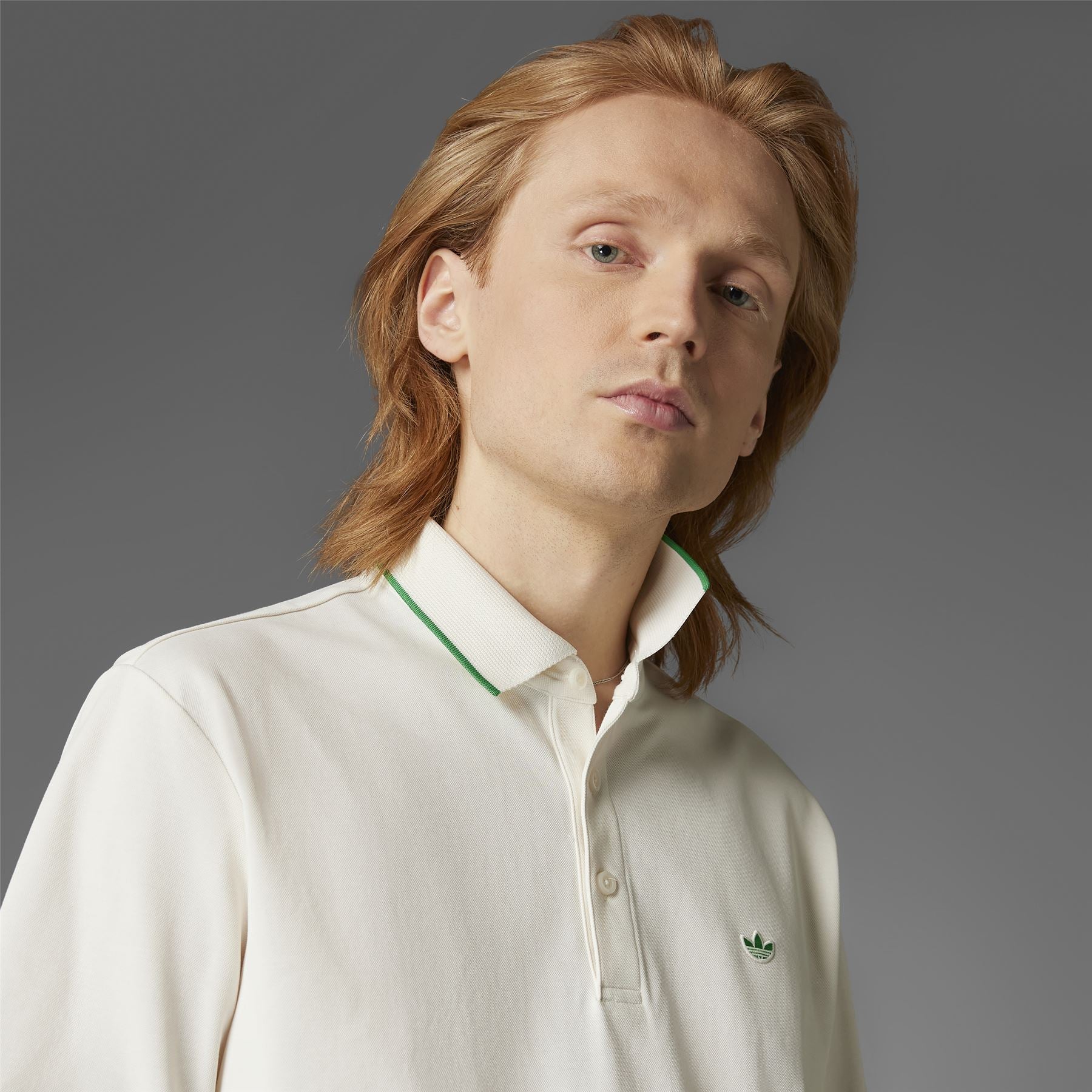 Twistknit Trefoil Polo Chalk White - Image 7