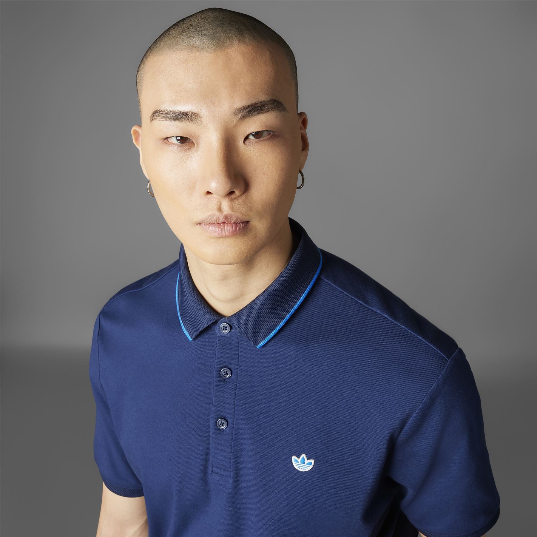 Twistknit Trefoil Polo Night Indigo - Image 5