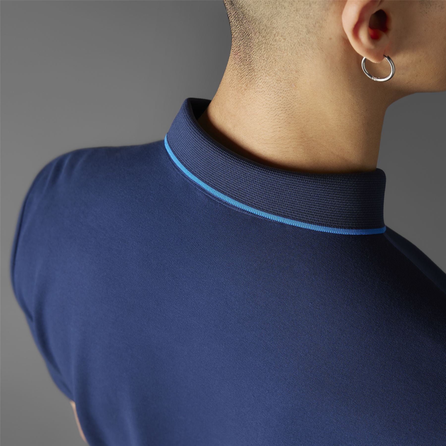 Twistknit Trefoil Polo Night Indigo - Image 6