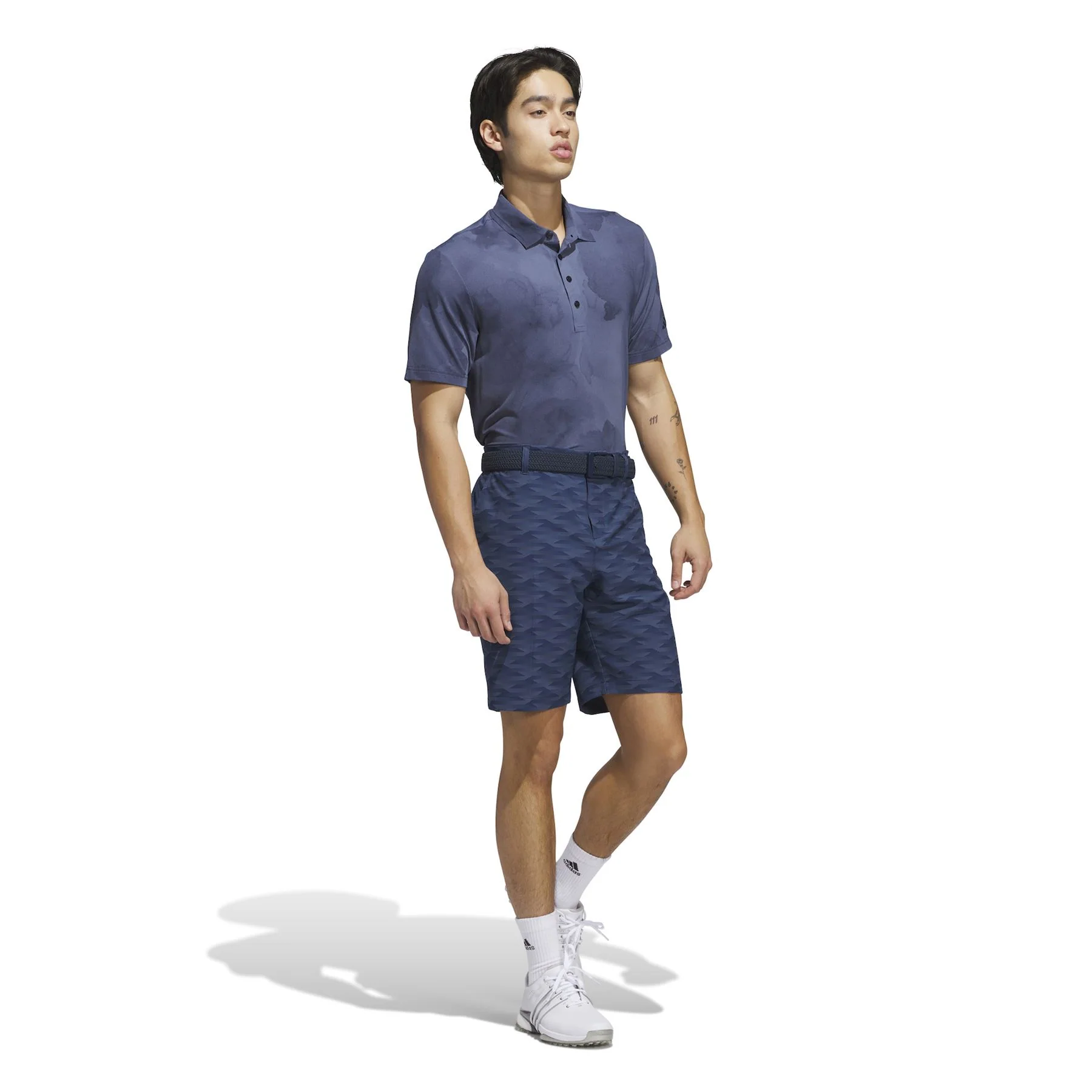 Ultimate365 Tour Printed Polo Collegiate Navy/Preloved Ink - Image 3