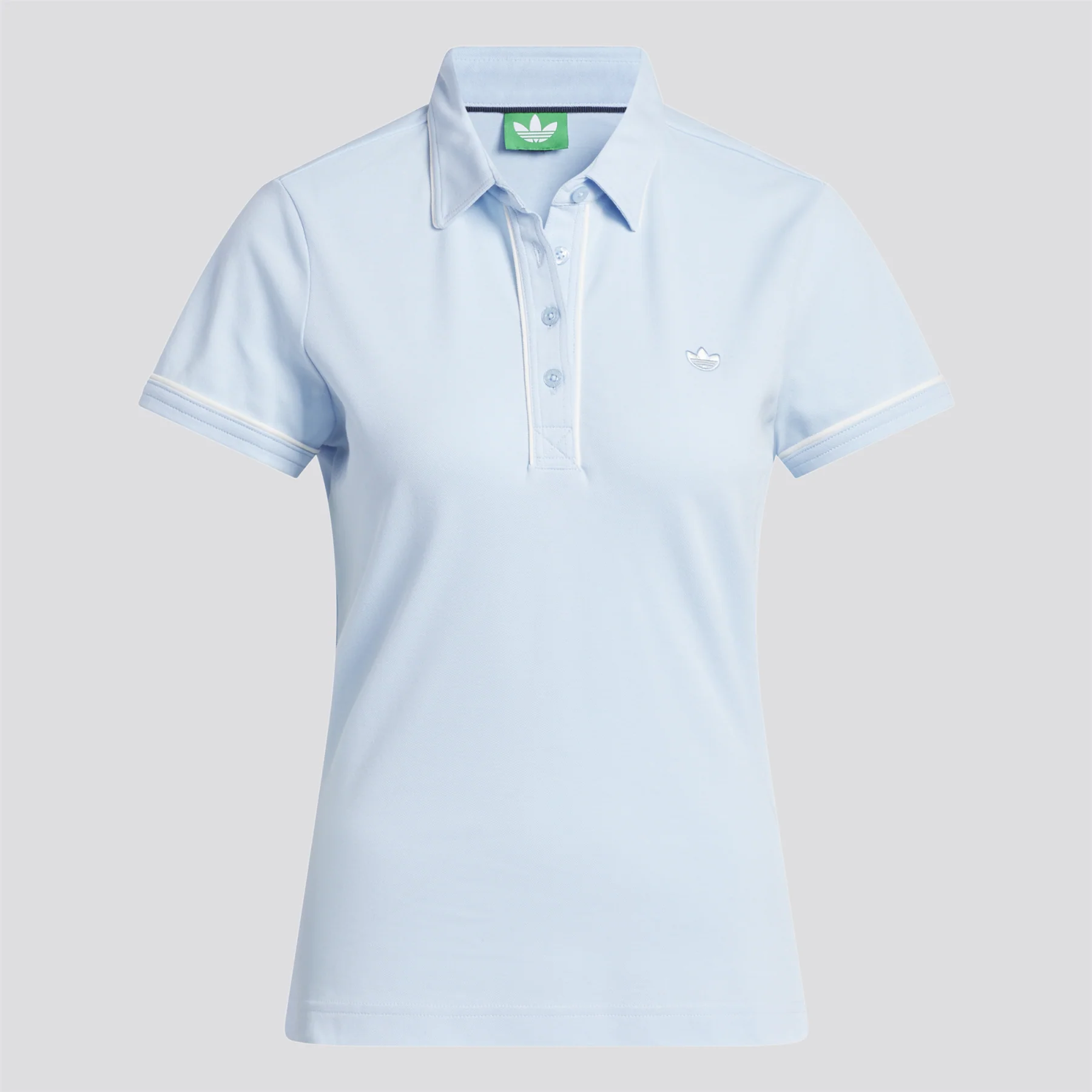 Womens Twistknit Trefoil Polo Clear Sky - Image 10